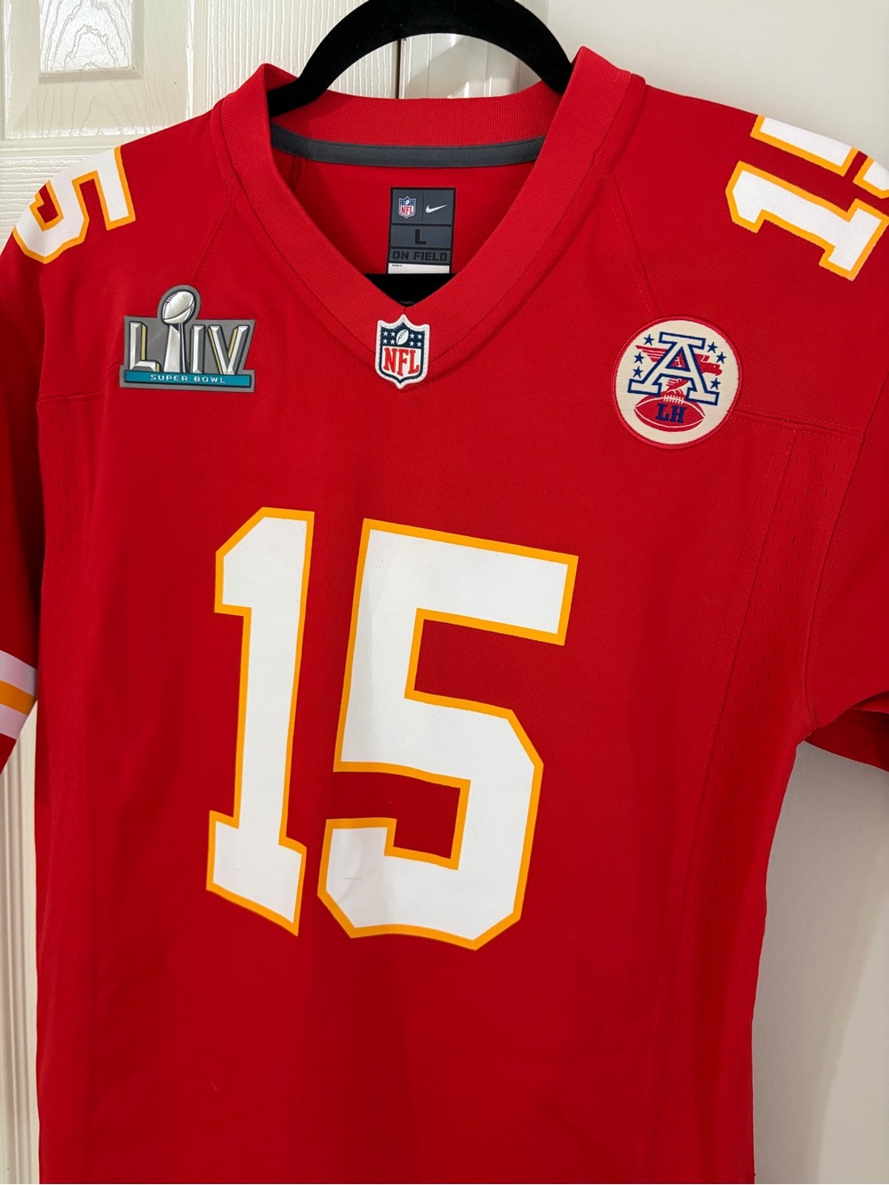 NFL Red Chiefs Patrick Mahomes Jersey Super Bowl LIV
